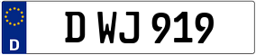 Truck License Plate